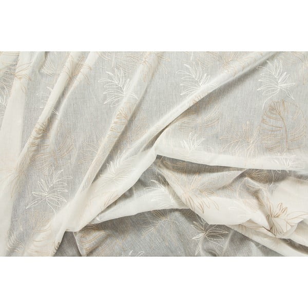 Béžová záclona 140x260 cm Cybele – Mendola Fabrics-image-1