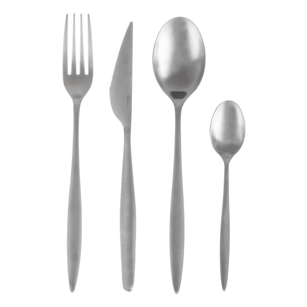 Antikoro príbor 24 ks v striebornej farbe – Orion