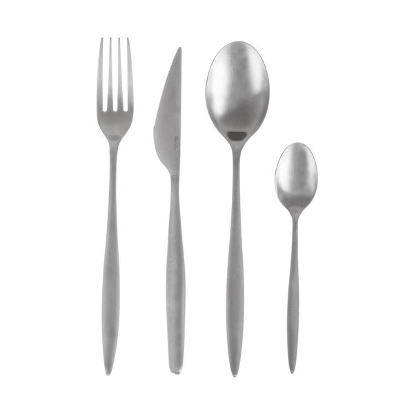 Antikoro príbor 24 ks v striebornej farbe – Orion