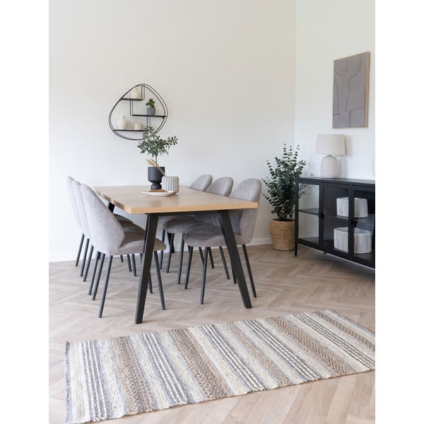 Čierna poschodová kovová polica 60 cm Wrexham – House Nordic-image-4