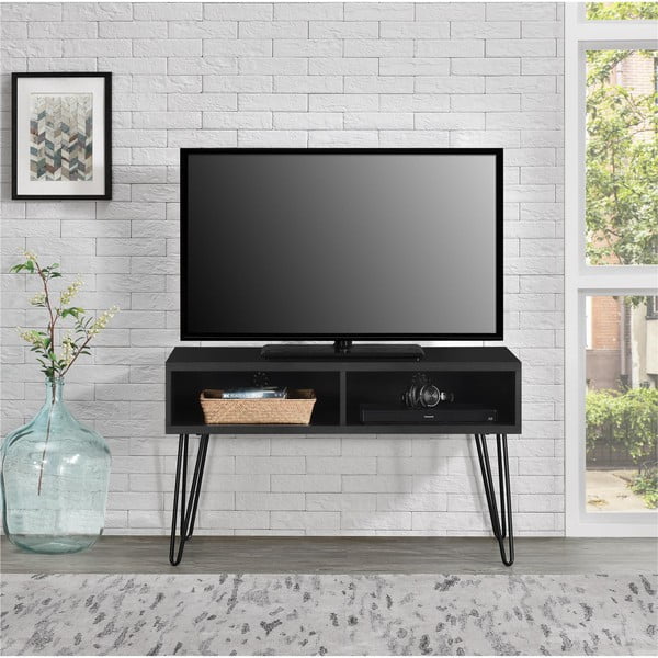 Tmavosivý TV stolík v dekore duba 107x63 cm Owen – Støraa-image-3