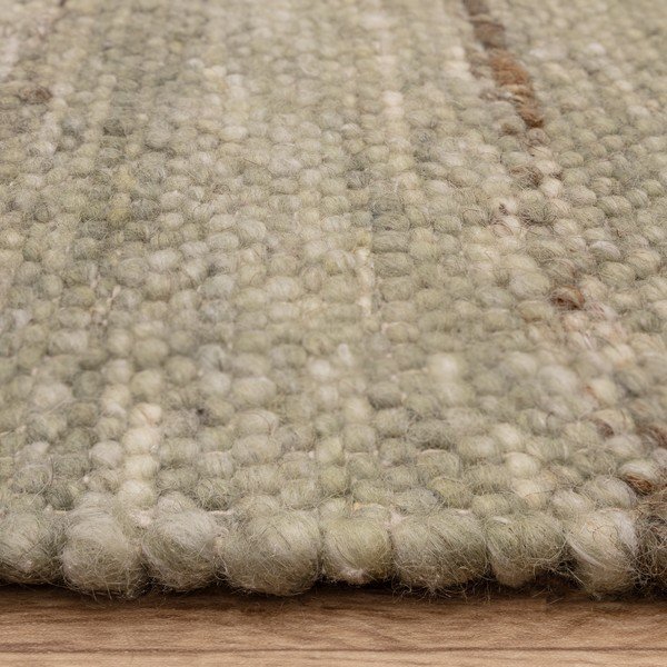 Kaki obojstranný/ručne tkaný koberec s prímesou vlny 160x230 cm Birkdale Pistachio – Asiatic Carpets-image-4