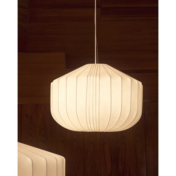 Biele stropné svietidlo s textilným tienidlom ø 51 cm Somar – Kave Home-image-2