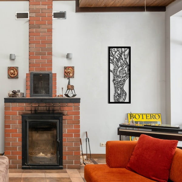 Kovová nástenná dekorácia 20x51 cm - Wallity-image-3