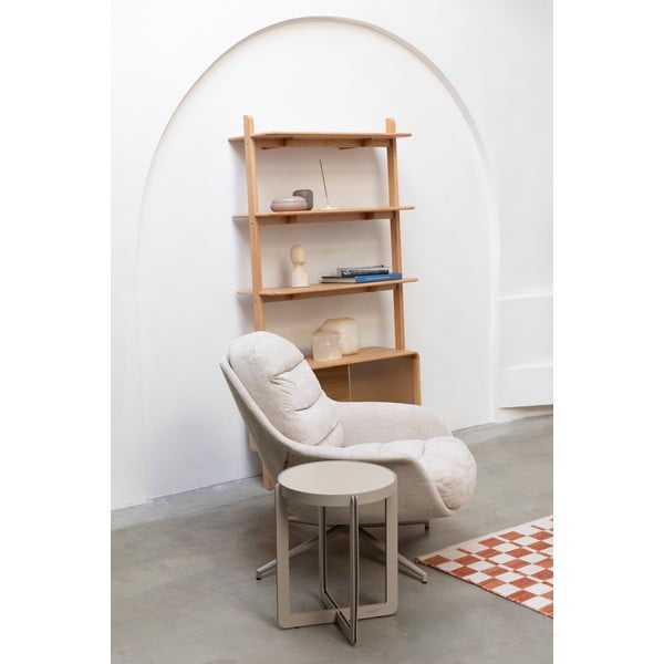 Béžové otočné relaxačné kreslo Philly – Zuiver-image-1