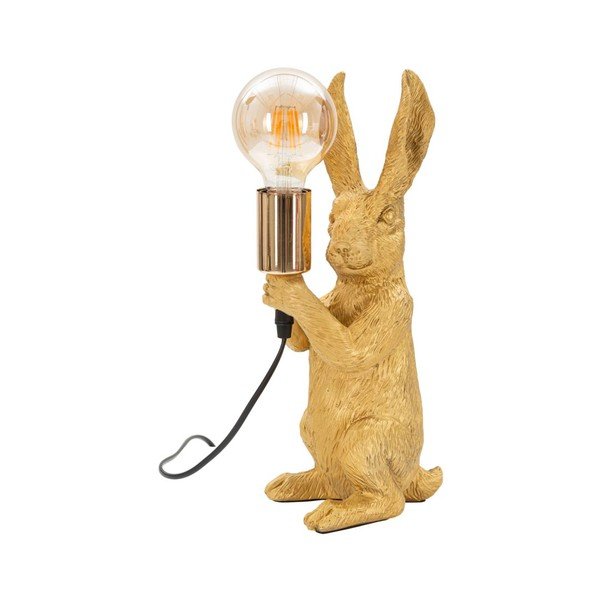 Stolová lampa v zlatej farbe (výška  35,5 cm) Rubbit – Mauro Ferretti