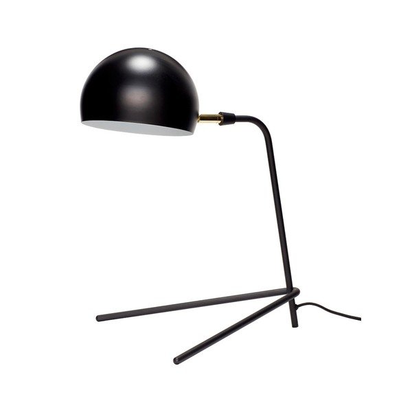 Čierna stolová lampa Hübsch Stephan