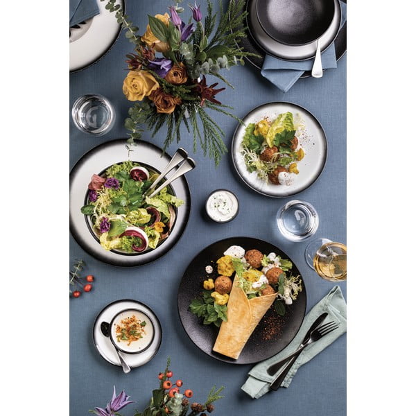 Čierna keramická servírovacia miska Caviar – Maxwell & Williams-image-3