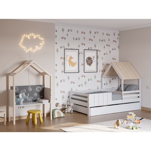 Biela zásuvka pod detskú posteľ 90x190 cm Valka – Marckeric-image-1