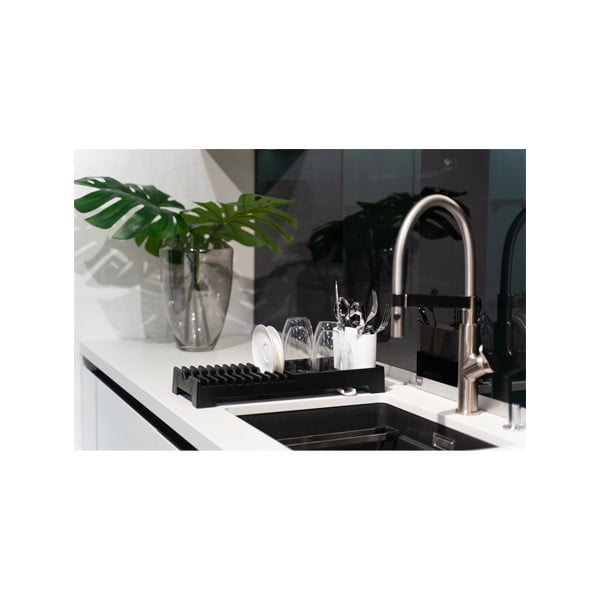 Čierny odkapávač na riad Vialli Design Livio Duo-image-1