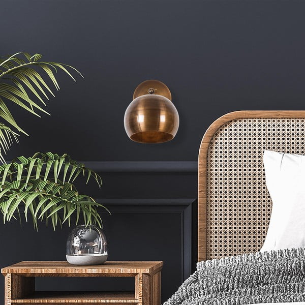 Nástenné svietidlo v bronzovej farbe ø 15 cm Stiva – Opviq lights-image-3