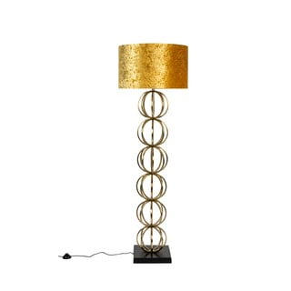 Stojacia lampa v zlatej farbe Dalia - Dutchbone