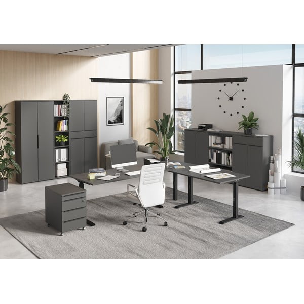 Antracitová skrinka 81x120 cm Mailand – Germania-image-4