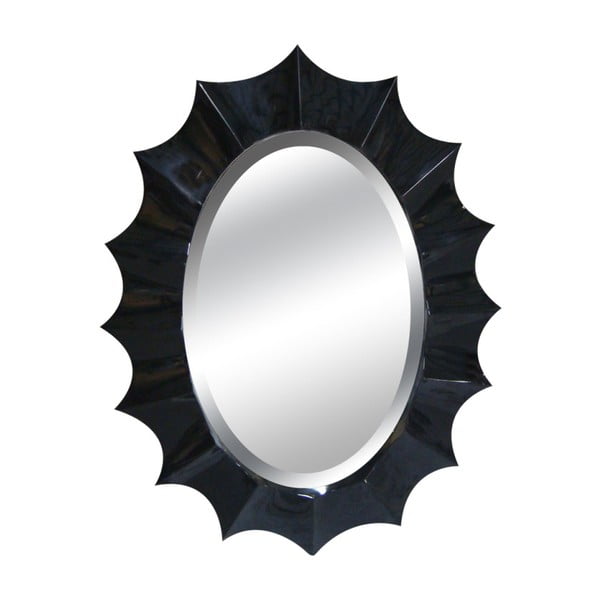 Čierne nástenné zrkadlo Mauro Ferretti Dark Nero, 101 x 132 cm