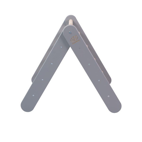 Sivý pikler trojuholník z borovicového dreva 60x60x60 cm Montessori – Meowbaby-image-4