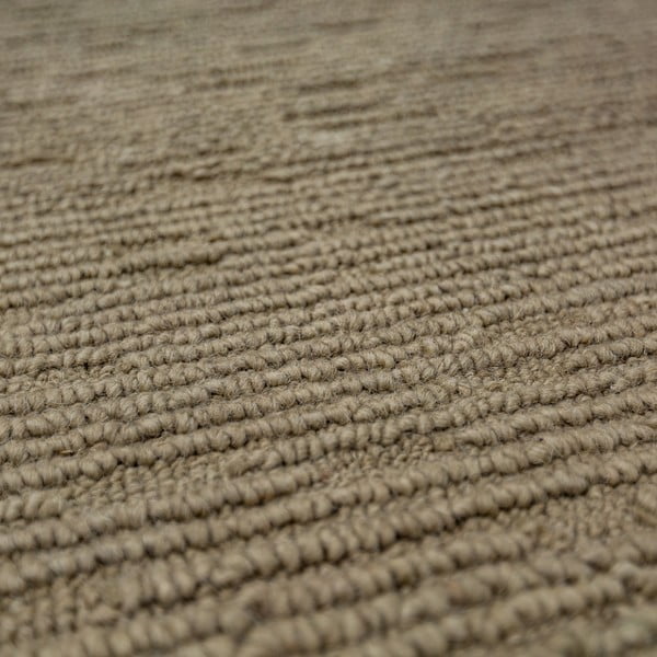 Kaki ručne tkaný vlnený koberec 160x230 cm Harris Boucle – Flair Rugs-image-2