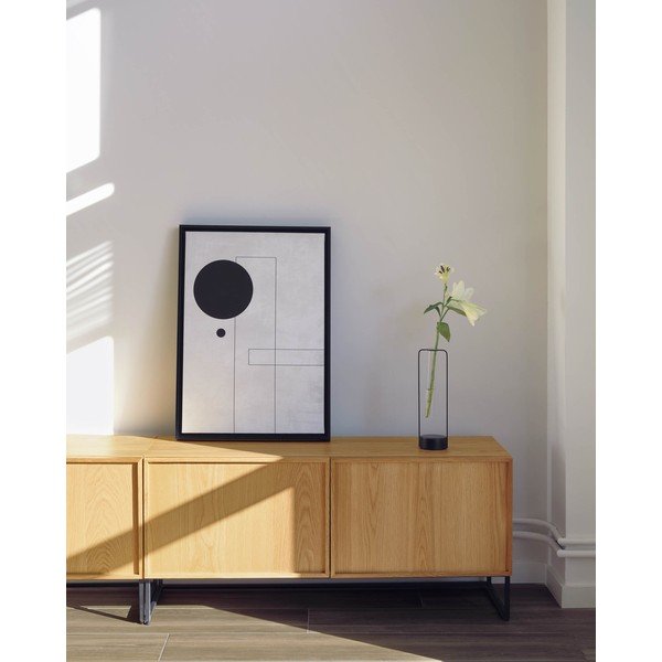 TV stolík v dekore duba v prírodnej farbe 112x51x42 cm Taiana – Kave Home-image-2