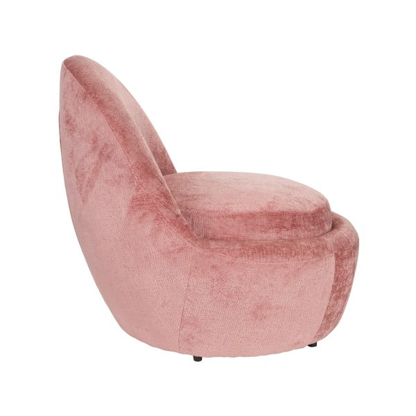 Ružové kreslo Nash – White Label-image-3