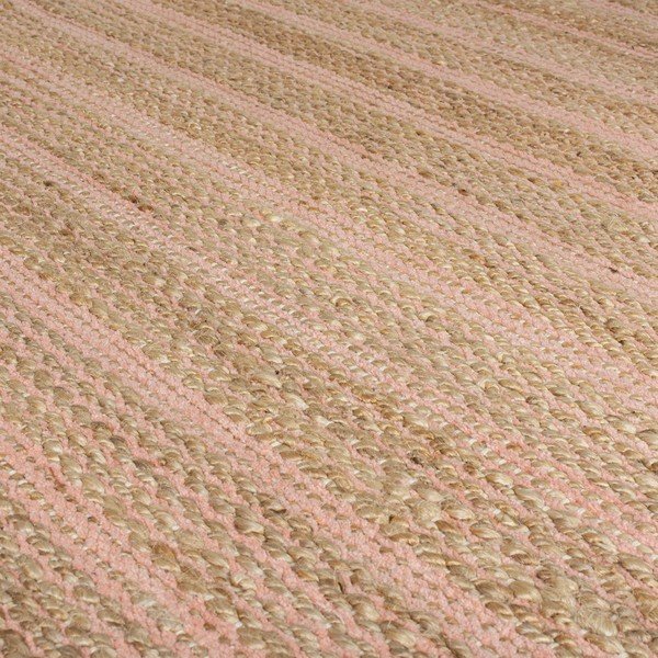 Ružový jutový koberec Flair Rugs Equinox, 160 x 230 cm-image-2