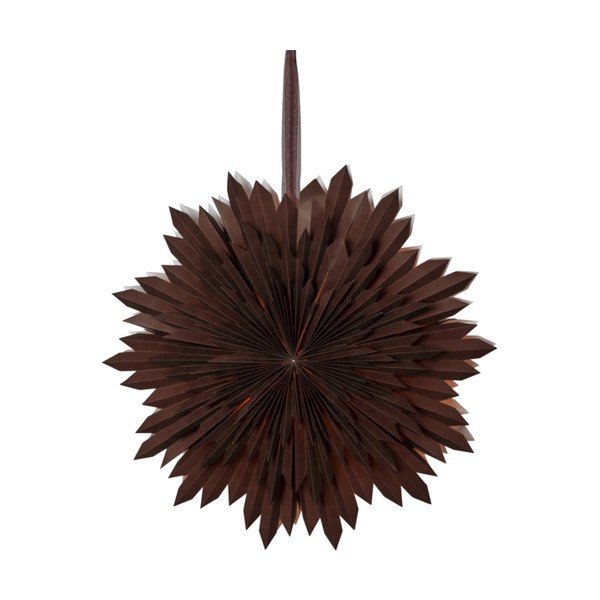 Hnedá vianočná svetelná dekorácia Star Trading Ice, ø 60 cm-image-1