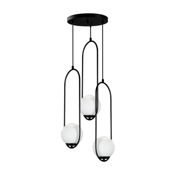 Čierne závesné svietidlo Squid Lighting Arch, výška 146 cm-image-2