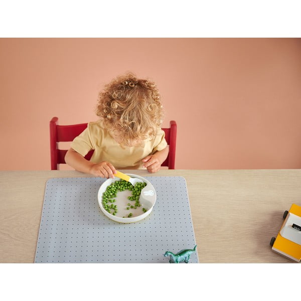 Plastové detské lyžičky v bielej a svetloružovej farbe v súprave 2 ks Flowers &amp; butterflies – Mepal-image-1