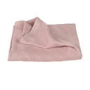 Ružová pletená detská deka z bio bavlny 80x80 cm Lil Planet – Roba