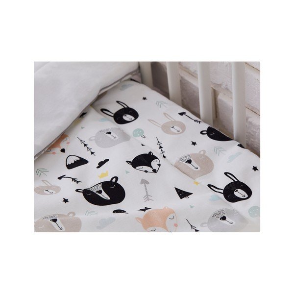 Set detského paplónu s vankúšom Pinio Bears, 100 × 135 cm-image-1