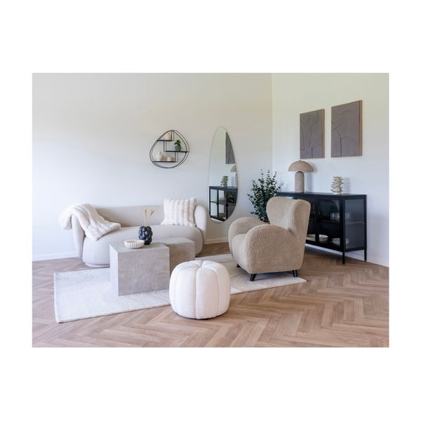 Krémový ručne tkaný vlnený koberec 160x230 cm Surat – House Nordic-image-1