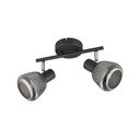 Čierne bodové svietidlo ø 10 cm Tarifa – Trio