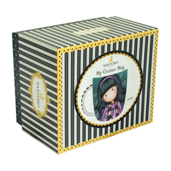 Hrnček z kostného porcelánu Santoro London Gorjuss Little Song, 330 ml-image-4