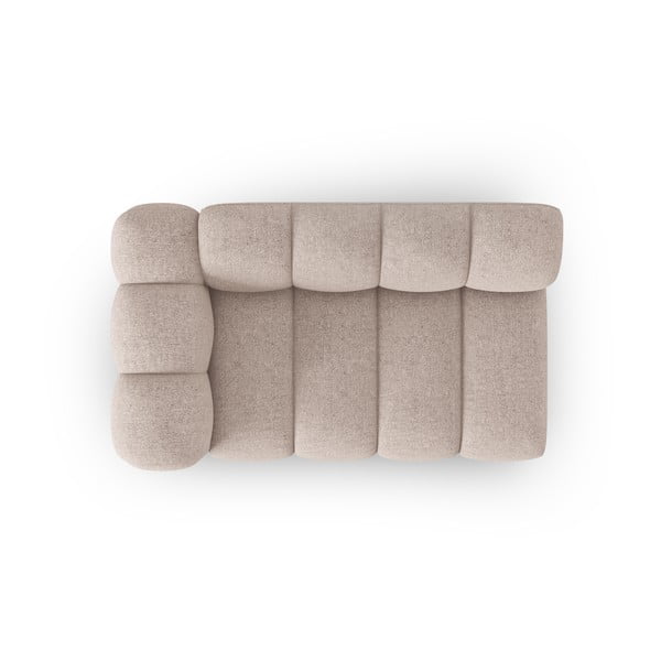 Béžový modul pohovky (ľavý roh) Lupine – Micadoni Home-image-3