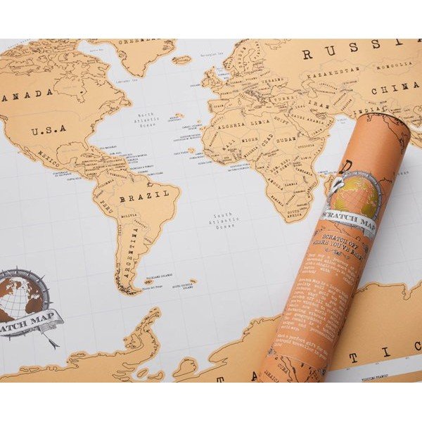 Zoškrabávacia mapa sveta Luckies of London-image-1