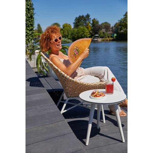 Okrúhly záhradný odkladací stolík ø 45 cm Sophie – Hartman-image-3