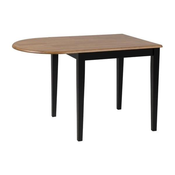 Sklápací stôl s čiernymi nohami Actona Brisbane Oval