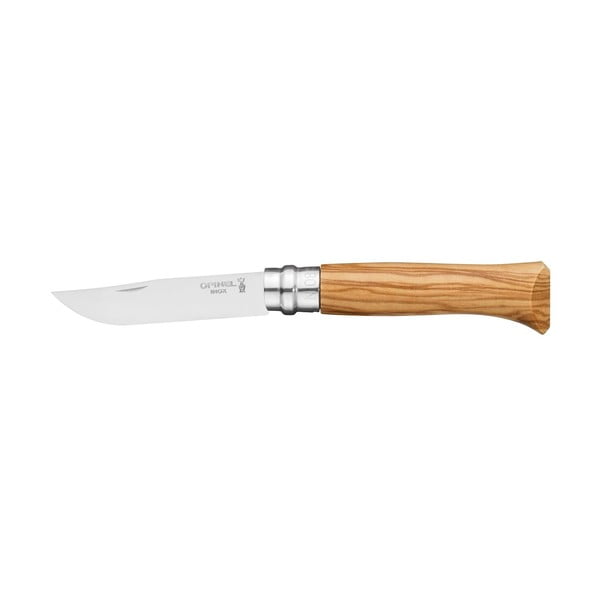 Zatvárací nôž s rukoväťou z olivového dreva Opinel N°08