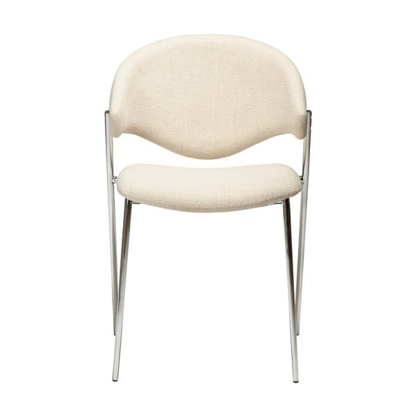Krémovobiela čalúnená jedálenská stolička Zone – DAN-FORM Denmark-image-2