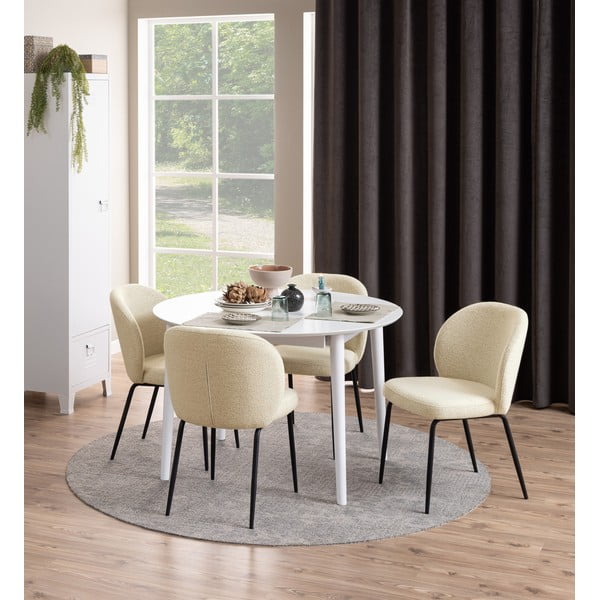 Béžové jedálenské stoličky v súprave 2 ks Patricia - Actona-image-1