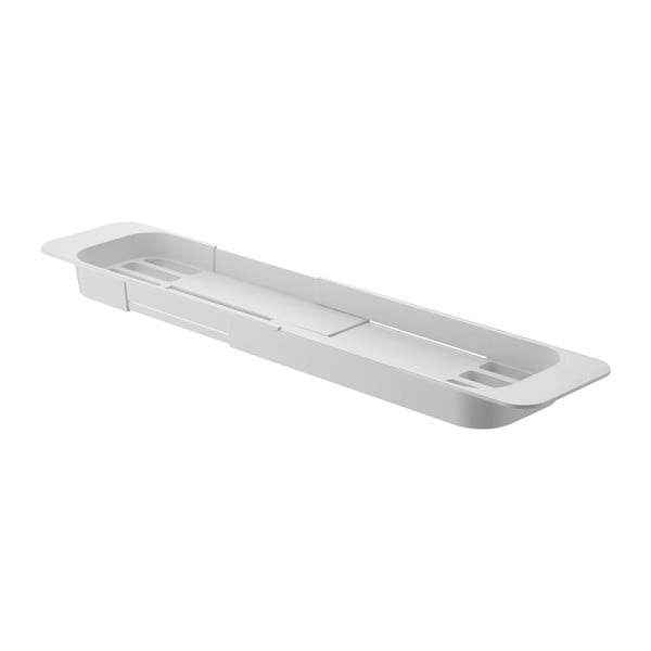 Biela nastaviteľná polica na vaňu YAMAZAKI Tower-image-4