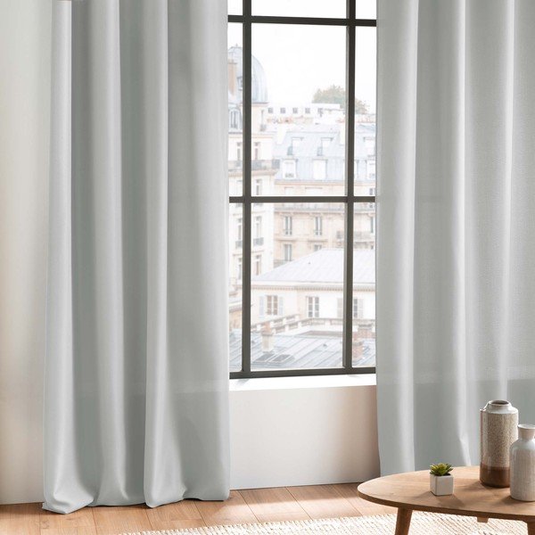 Svetlosivý záves 140x260 cm Essentiel – douceur d'intérieur-image-1