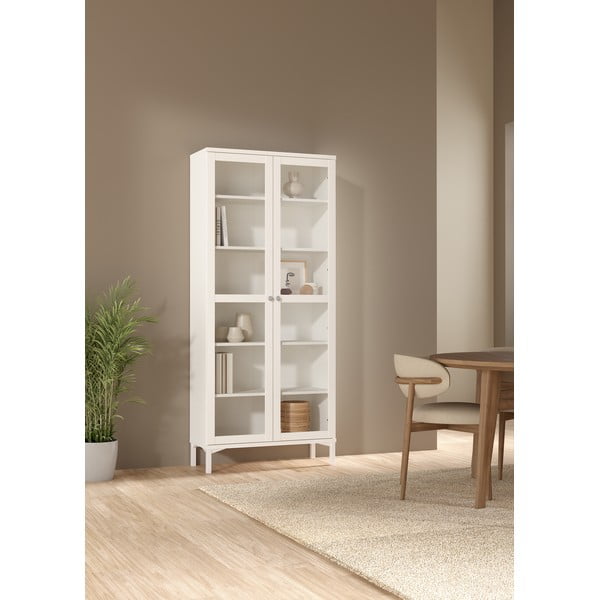 Biela vitrína 89x203 cm Roma – Tvilum-image-1