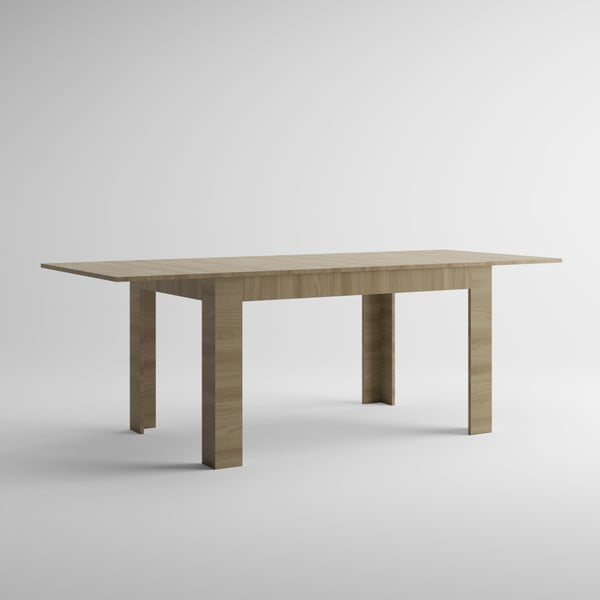 Rozkladací jedálenský stôl v dekore brestu MobiliFiver Easy, dĺžka 140-220 cm