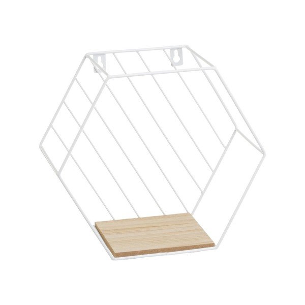 Biele/v prírodnej farbe police v súprave 3 ks 31 cm – Casa Selección-image-4