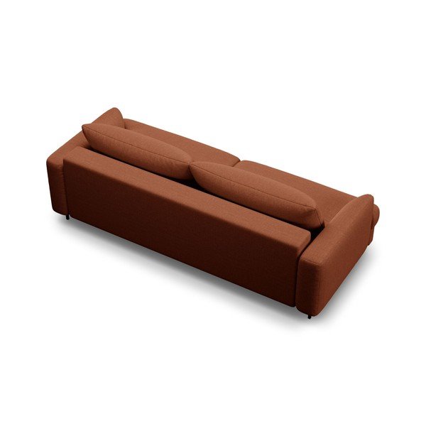 Rozkladacia/s úložným priestorom pohovka v terakotovej farbe 233 cm Naomi – Micadoni -image-2