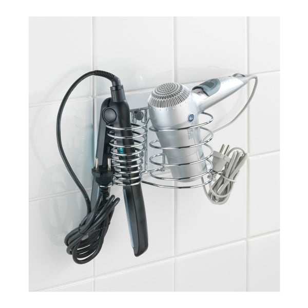 Nástenný držiak na sušič vlasov a kulmu Wenko Milano-image-1