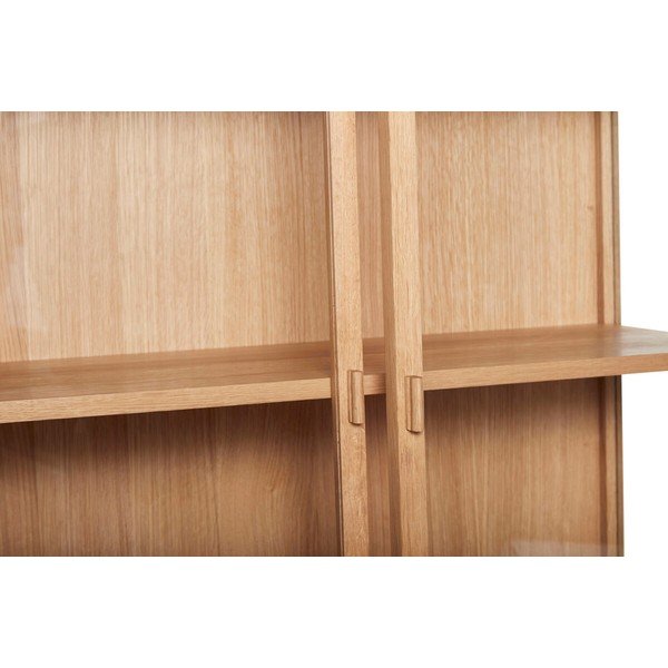 Vitrína z dubového dreva 100x140 cm Panorama - Hübsch-image-3