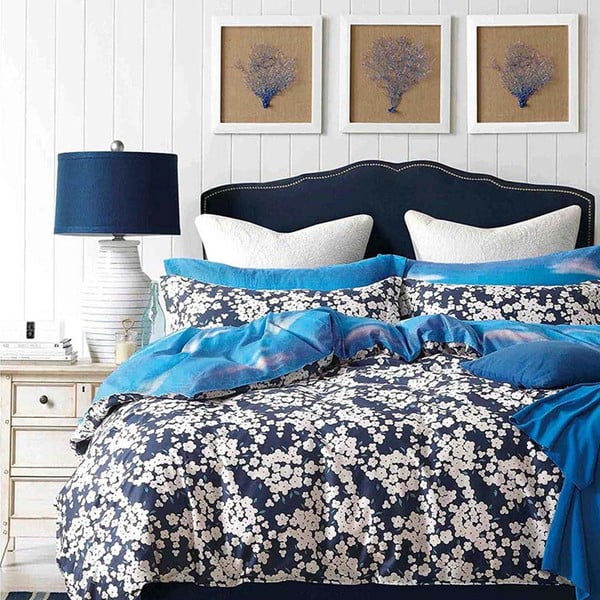 Bavlnené obliečky na dvojlôžko DecoKing Diamond Achillea, 200 × 220 cm-image-1