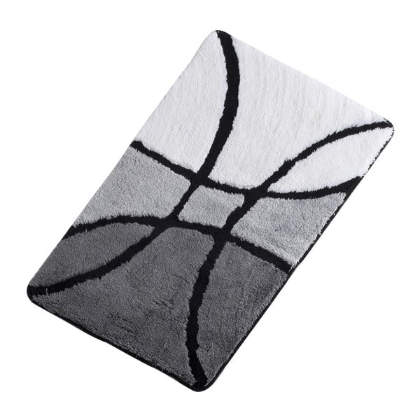 Sivá kúpeľňová predložka Vega Bath Mat Resna, 60 × 100 cm