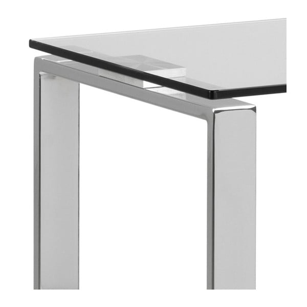 Konzolový stôl so sklenenou doskou Actona Katrine-image-4