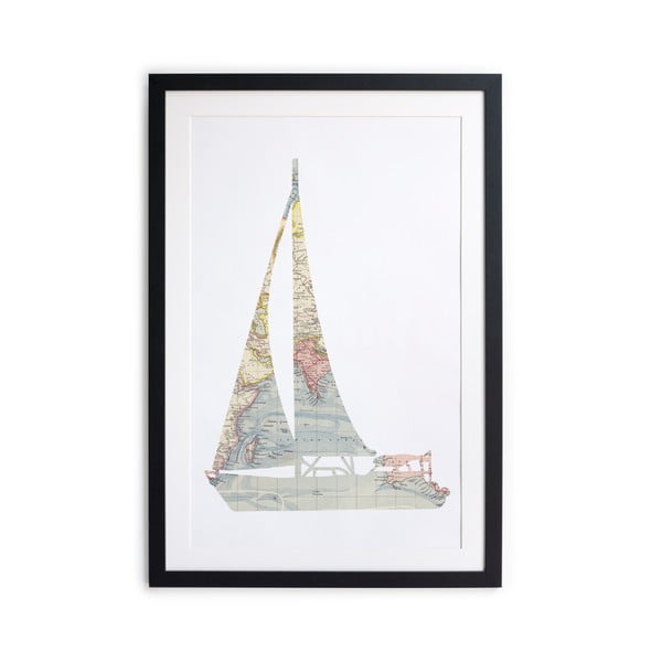 Obraz v ráme Little Nice Things Sail, 60 x 40 cm